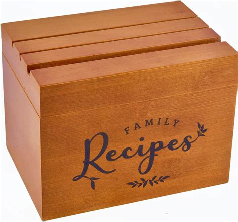 Recipe Box with Cards and Dividers, White Metal 